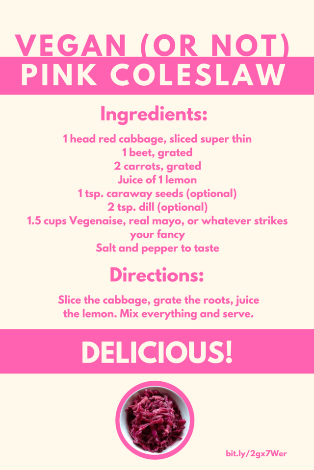 Vegan (OR NOT) PINK SLAW(2)